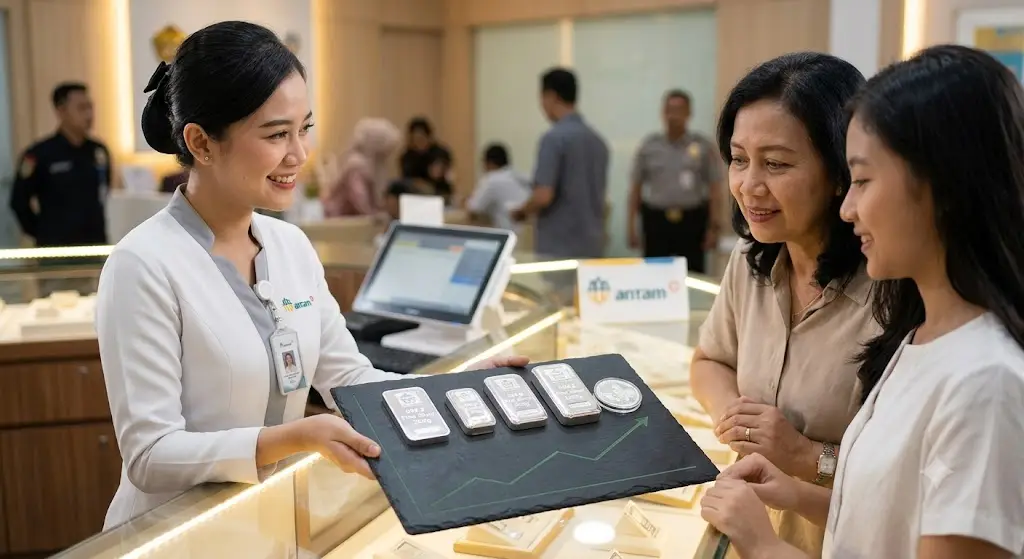 Harga Perak Antam Hari Ini Melonjak Rp300 per Gram, Cek Daftar Lengkapnya!