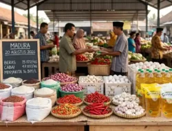 Harga Sembako Madura Hari Ini 20 Agustus 2026: Cabai Rawit Tembus Rp47 Ribu, Cek Rincian Beras hingga Minyakita