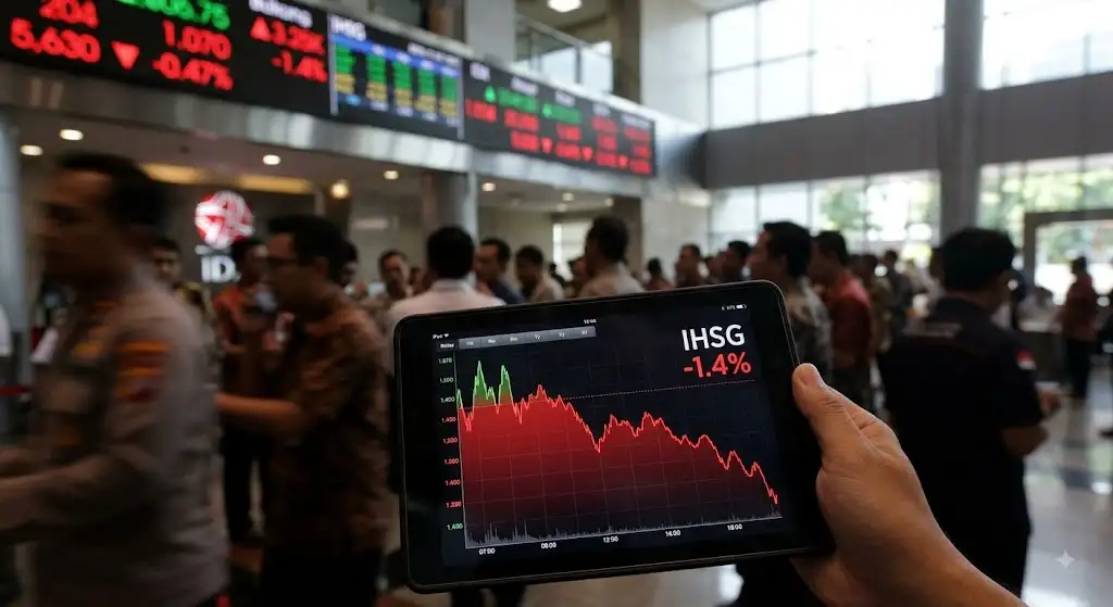  Sempat Dibuka Menguat, Indeks Terperosok ke Level 6.200-an