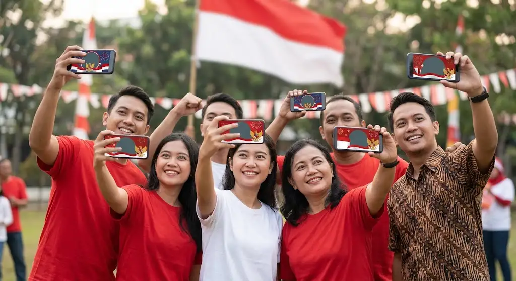 Kumpulan Link Twibbon HUT RI ke-81 Tahun 2026 Desain Elegan dan Cara Pasangnya