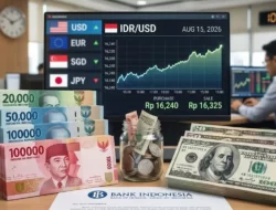 Kurs Rupiah Hari Ini 15 Agustus 2026: Menguat Tipis Lawan Dolar AS, Cek Kurs Transaksi BI