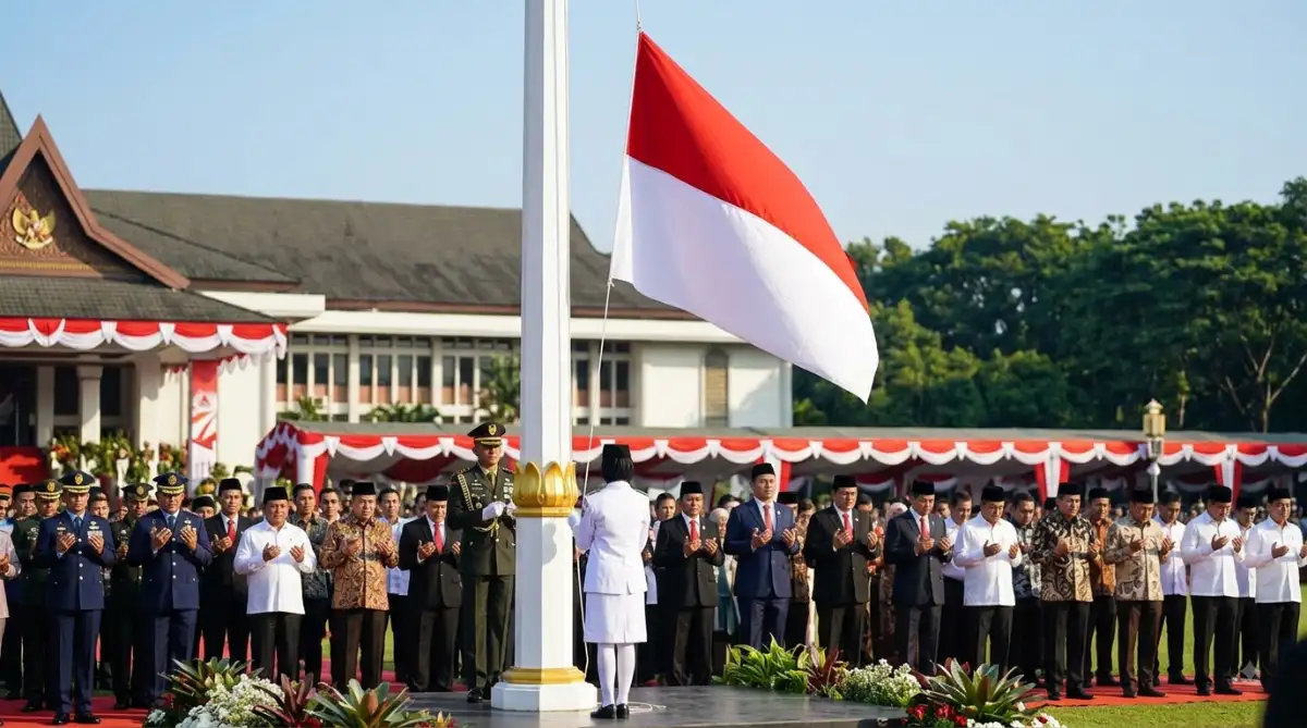 Naskah Doa Resmi Upacara HUT RI 17 Agustus: Penuh Makna, Haru, dan Persatuan Bangsa