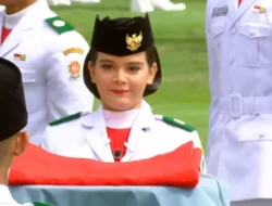 Profil Celine Olivia Theo, Pembawa Baki Asal Kalbar yang Curi Perhatian di Upacara HUT ke-81 RI