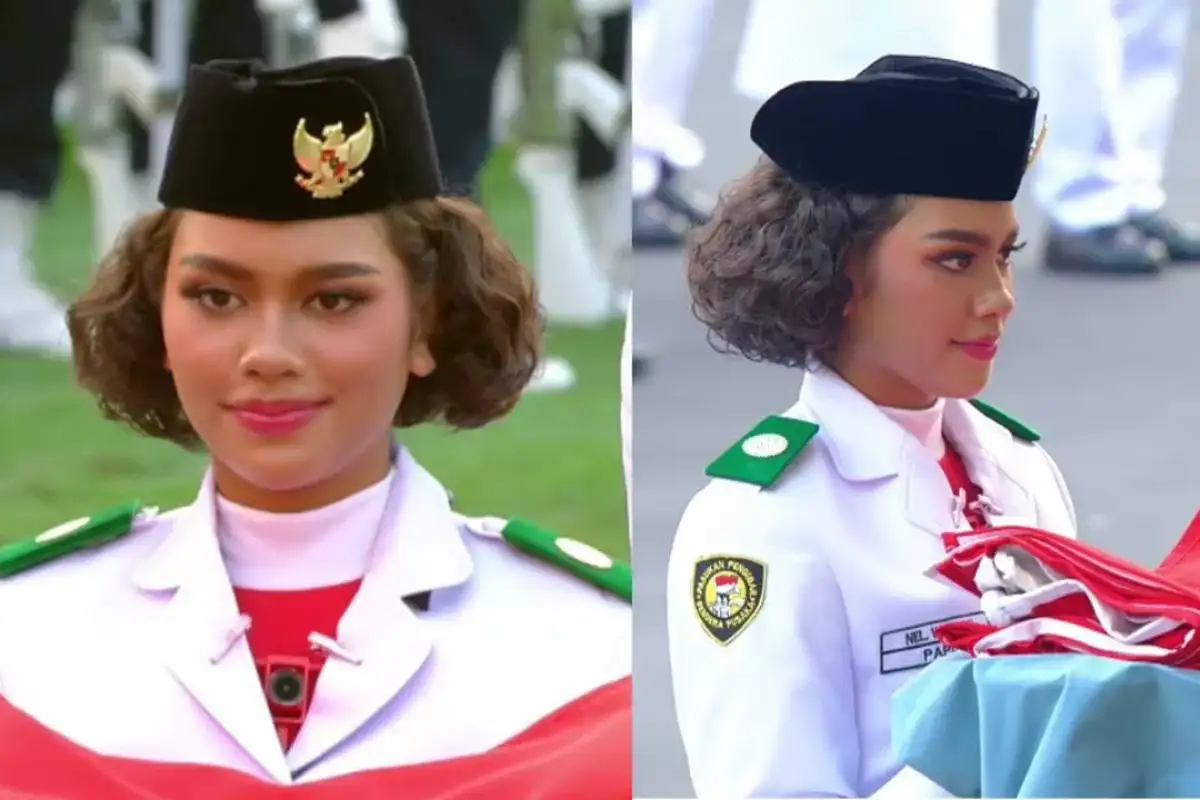 Profil Neeltje Deliana Werimon, siswi asal Papua pembawa baki penurunan bendera Tim Adil Makmur HUT ke-81 RI di Istana Merdeka