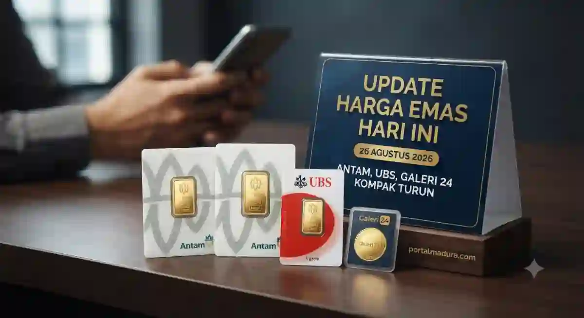  Antam, UBS, dan Galeri 24 Kompak Turun