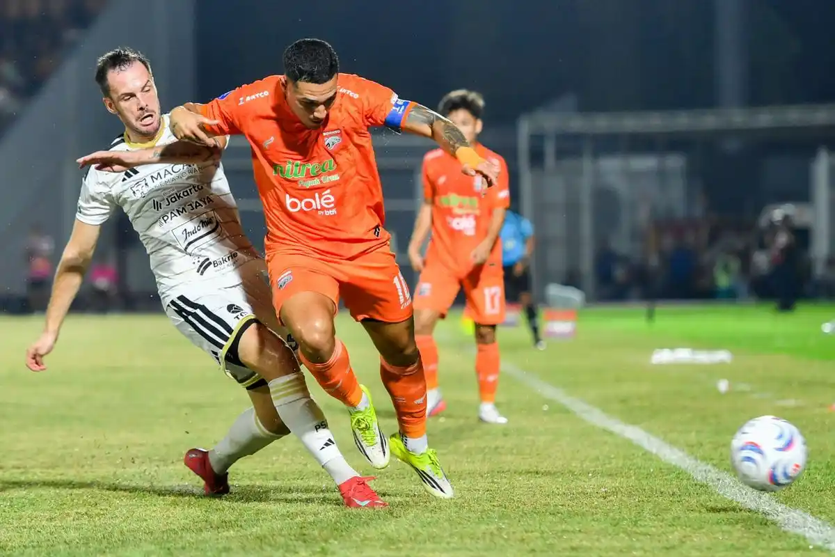 Borneo FC vs Dewa United: Gol Cepat Johnathan Bungkam Pendukung Tuan Rumah di Babak Pertama