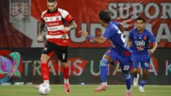 Brace Dimitar Mitkov Bawa Madura United Tundukkan Persijap Jepara 2-0 di SGMRP
