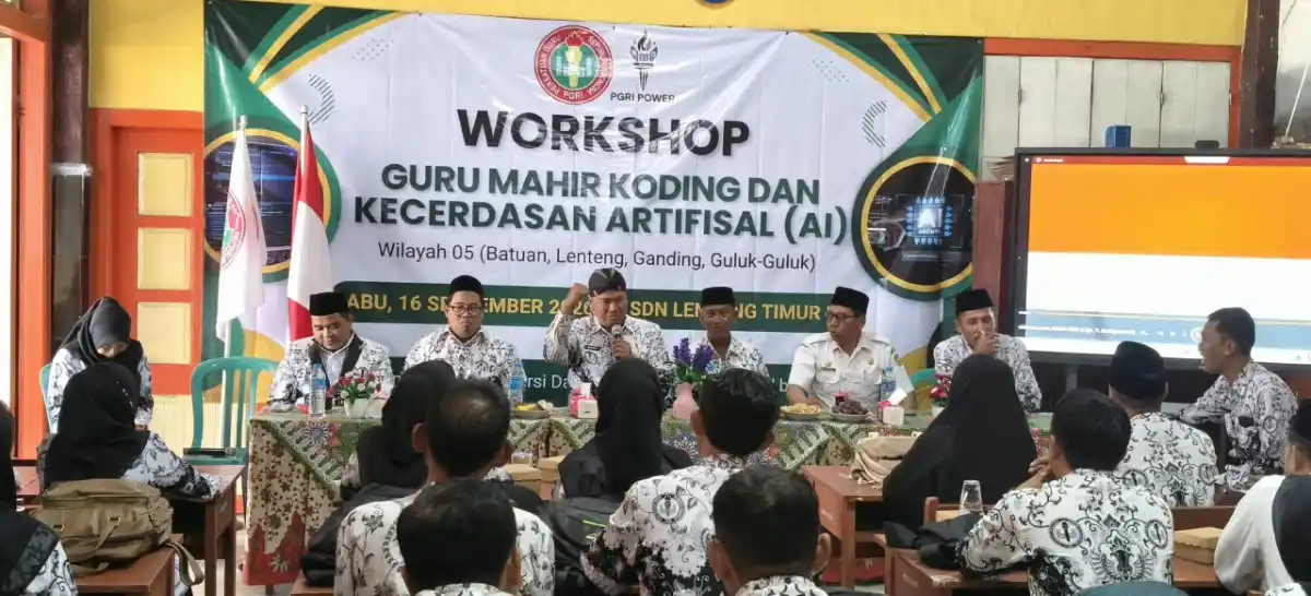 Dorong Literasi Digital, PGRI POWER Korwil 5 Sumenep Gelar Workshop Koding dan AI untuk Guru