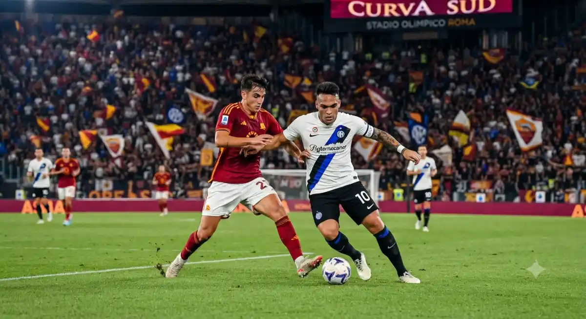 Duel Puncak Klasemen! AS Roma vs Inter Milan Berebut Sempurna di Olimpico