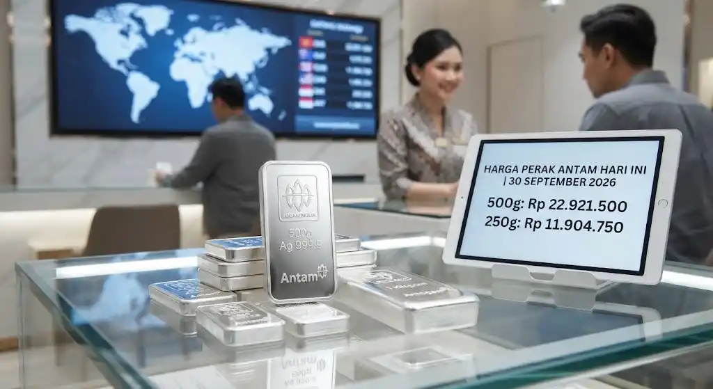 Harga Perak Antam Hari Ini 30 September 2026: Kembali Rebound