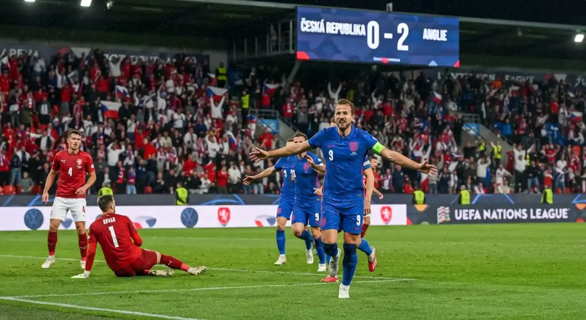 Inggris Sukses Bungkam Ceko 2-0 di UEFA Nations League, Harry Kane Kembali Cetak Gol