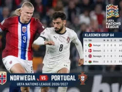 Portugal Kokoh di Puncak Klasemen UEFA Nations League Usai Taklukkan Norwegia 2-1