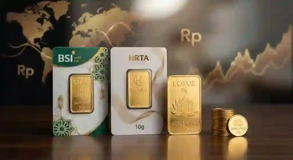 Rincian Harga Emas Antam, UBS, dan Galeri 24 Hari Ini 3 September 2026 di Pegadaian