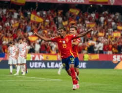 Spanyol vs Kroasia: Lamine Yamal Bersinar, La Roja Bungkam Vatreni 4-1