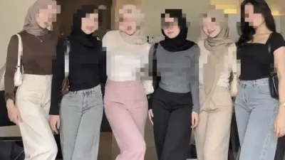 Video 5 Perempuan Berhijab di Media Sosial Viral, Gaya Busana Jadi Sorotan Warganet
