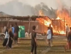 Warga Panik! Gudang Tembakau di Sampang Ludes Terbakar, Kerugian Puluhan Juta