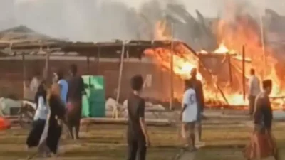 Warga Panik! Gudang Tembakau di Sampang Ludes Terbakar, Kerugian Puluhan Juta