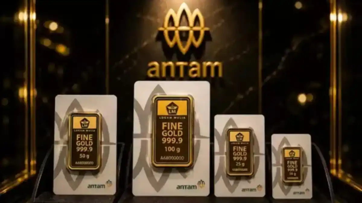 Harga Emas Antam Anjlok Rp5.000 ke Level Rp2,576 Juta per Gram, Cek Daftarnya