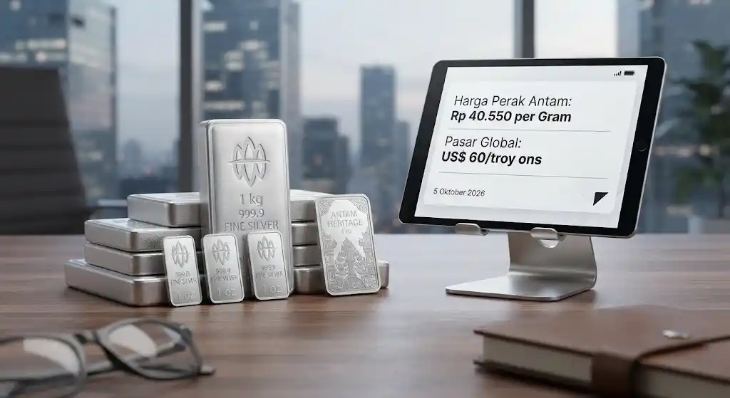  Rincian Logam Mulia Antam dan Pasar Global