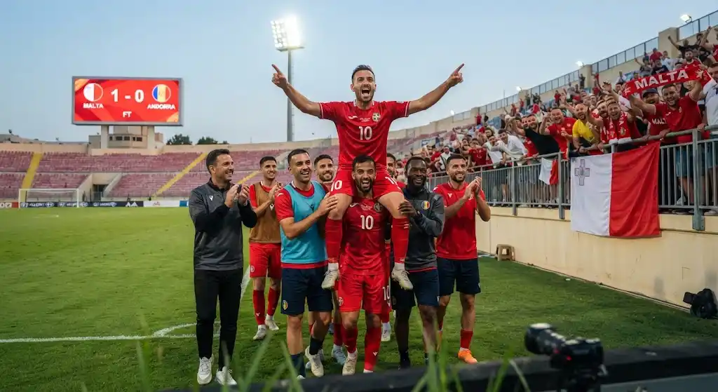Hasil Malta vs Andorra: Gol Tunggal Teddy Teuma Kokohkan Posisi Malta di UEFA Nations League