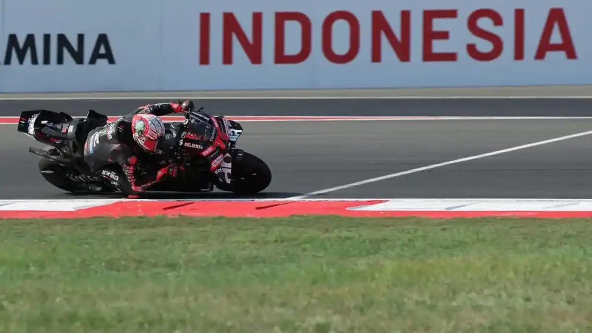 Hasil MotoGP Mandalika 2026: Aprilia Menggila Sapu Bersih Posisi 1 Sampai 4, Bezzecchi Keluar Sebagai Juara