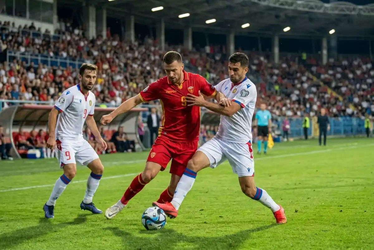 Hasil UEFA Nations League: Diwarnai Kartu Merah, Duel Sengit Montenegro vs Armenia Berakhir Imbang Kacamata 0-0