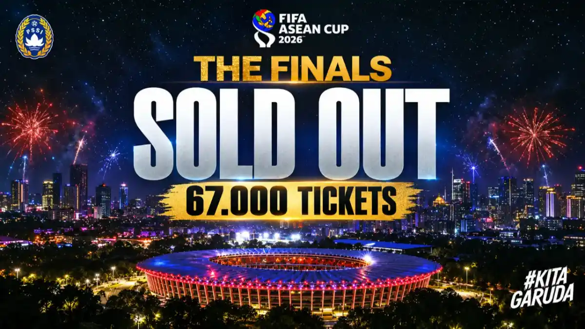 Indonesia vs Thailand Sold Out! 67 Ribu Tiket Final FIFA ASEAN Cup Ludes, SUGBK Memerah