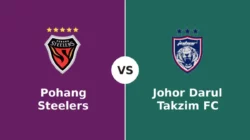 JDT Bungkam Pohang Steelers 2-0 di Korea Selatan, Marcos Guilherme Borong Dua Gol!