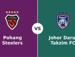 JDT Bungkam Pohang Steelers 2-0 di Korea Selatan, Marcos Guilherme Borong Dua Gol!