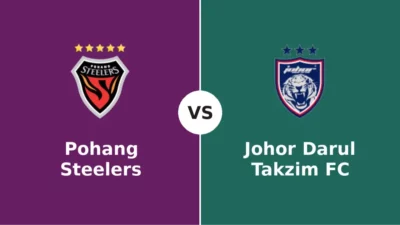 JDT Bungkam Pohang Steelers 2-0 di Korea Selatan, Marcos Guilherme Borong Dua Gol!
