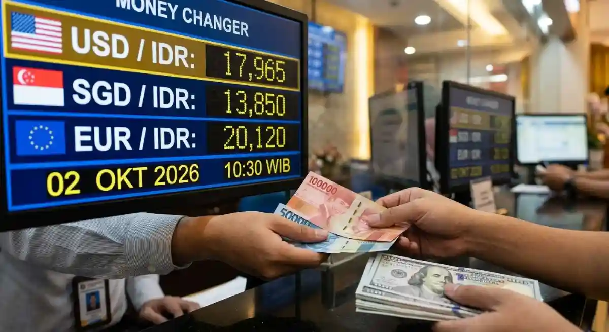 Waspada! Rupiah Layu Lagi Lawan Dolar AS 2 Oktober 2026, Level Psikologis Ini Jadi Pertaruhan Pasar!