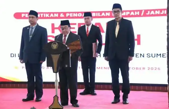 Lantik 129 Kepala Sekolah, Wabup Sumenep Tekankan Pentingnya Pendidikan Karakter di Era Digital
