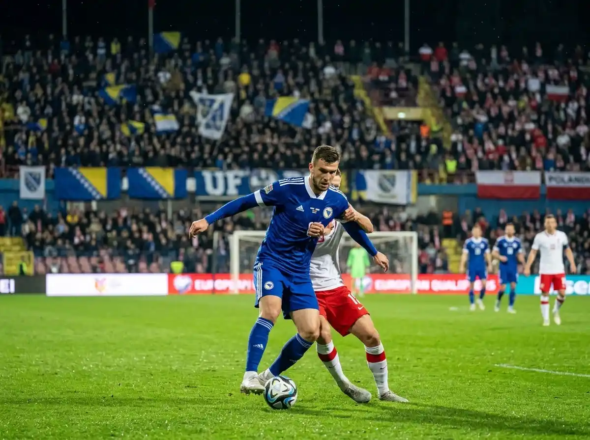 Penalti Dramatis Ivan Bašić Bawa Bosnia Tumbangkan Polandia 1-0!