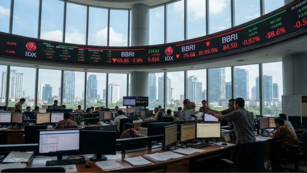 Saham BBRI Terkoreksi Tajam Hari Ini 16 Oktober 2026 di Tengah Dinamika