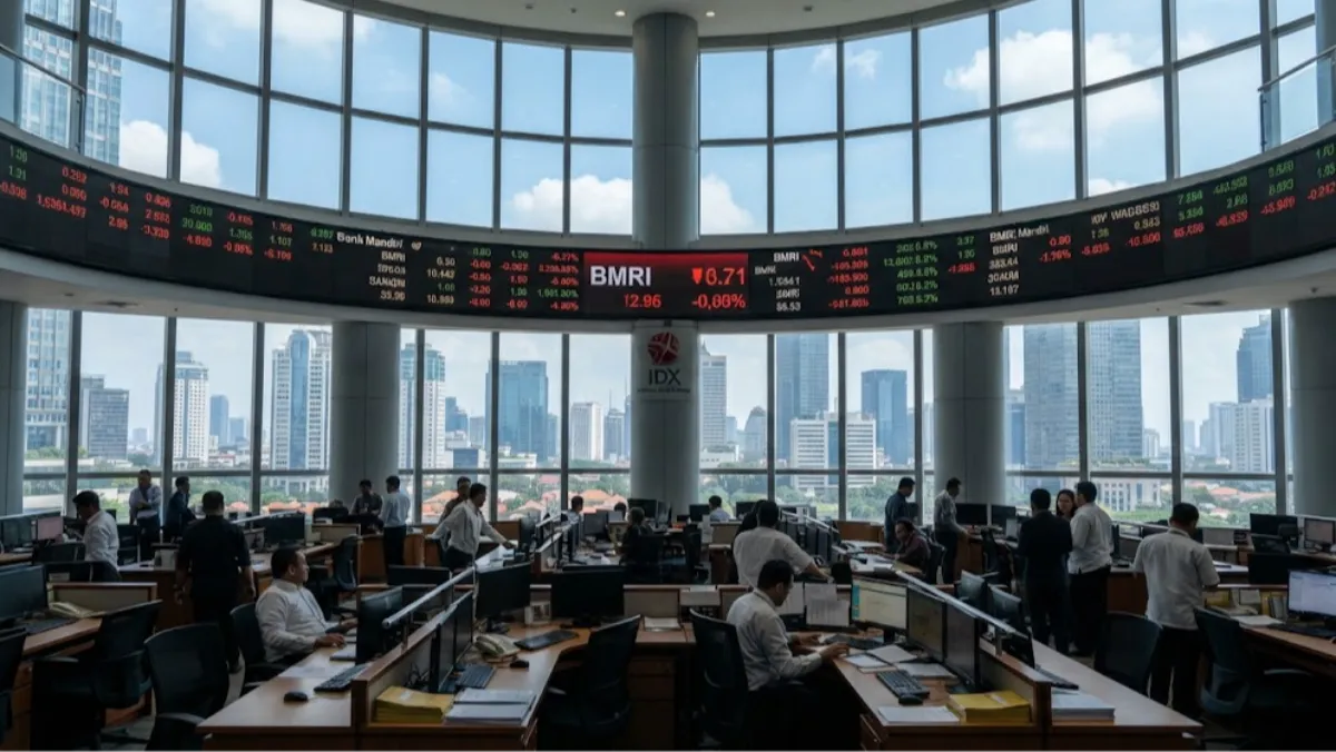 Saham BMRI Tertekan di Level Rp6.375 Hari Ini 16 Oktober 2026, Begini Pergerakannya