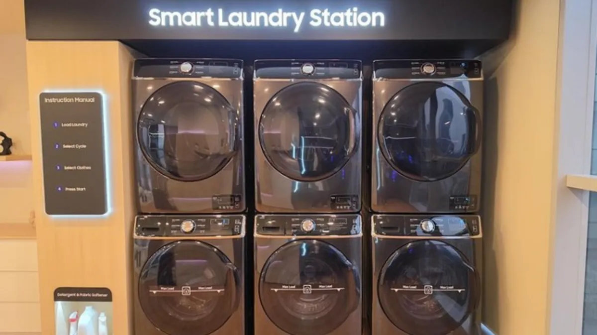 Samsung Rilis Mesin Cuci Komersial Berbasis AI untuk Bisnis Laundry, Cuci Bersih Hanya 36 Menit