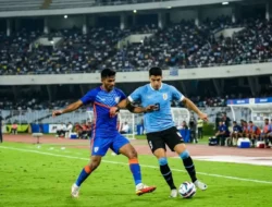 Sengit! Uruguay Tekuk India di Kolkata, Gol Anirudh Thapa Sempat Bikin Kaget Diego Forlan