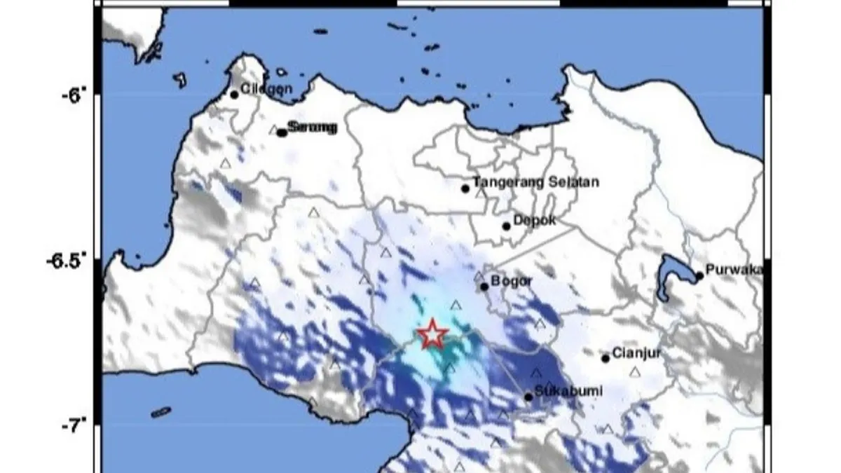 Sesar Aktif Guncang Sukabumi dan Bogor! Gempa Dangkal Terjadi Dua Kali berturut-turut