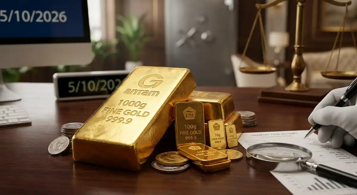 Update Harga Emas Antam Hari Ini 5 Oktober 2026: Cek Rincian Lengkap dan Buyback