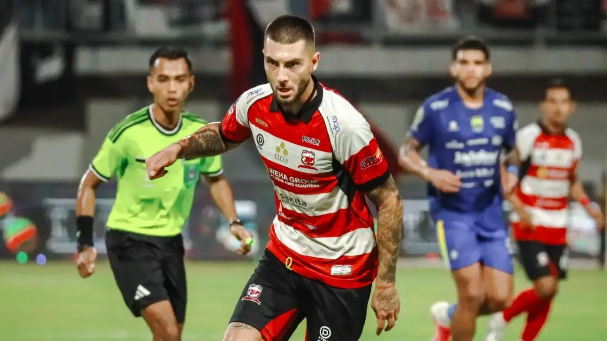 Hasil Madura United vs Persib 1-0: Gol Dramatis Dimitar Mitkov Bawa Laskar Sape Kerrab Naik ke Posisi Tiga